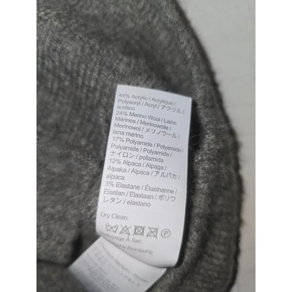 J.Crew Cocoon sweater-blazer grey L Acrylic & Merino Wool Alpaca‎ Cardigan